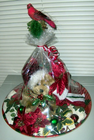 Christmas Teddy Bear Towel Cake (DECEMBER)