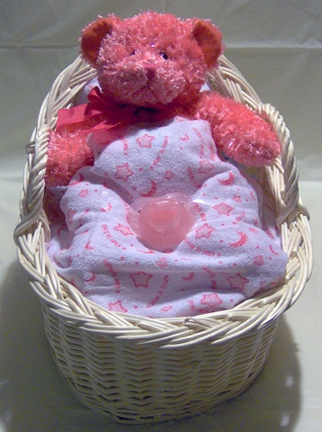 Large Wicker Diaper Bassinet