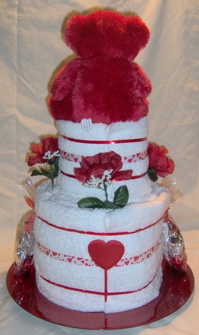 Valentines/Sweetheart Towel Cake (FEBRUARY)