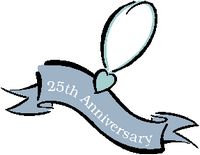 25th Wedding Anniversary 3 Tier Towel Cake