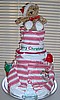 Baby's 1st Christmas 3 Tier Diaper Cake (DECEMBER)