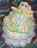 Standard Diaper Bassinet Cake (w/o Wicker)