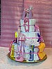 Butterflies & Flowers 3-Tier Diaper Cake