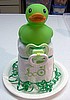 Green Duck Diaper Muffin