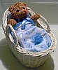 Medium Wicker Diaper Bassinet