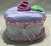 Rose Bud Single Layer Diaper Cake