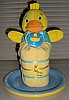 Soft Duck Rattle Diaper Muffin