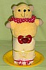 Yellow & Red Bear Diaper Muffin