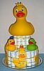 All Ducks Diaper Cake